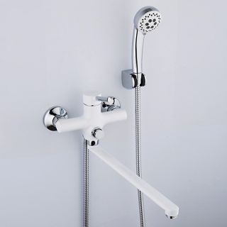 Смеситель для ванны и душа Frap F2244-8 белый